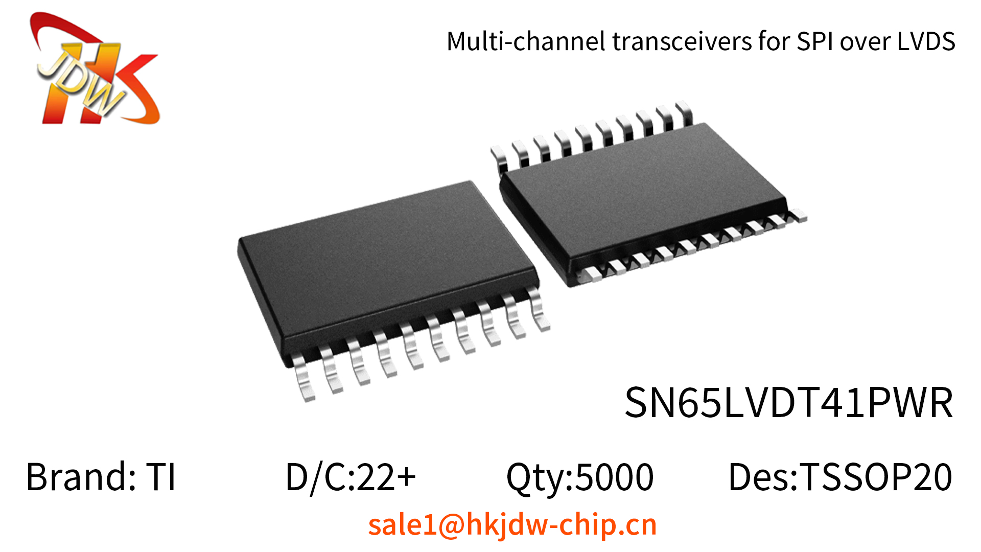 Texas Instruments New And Original In Sn Lvdt Pwr Ic Tssop Package